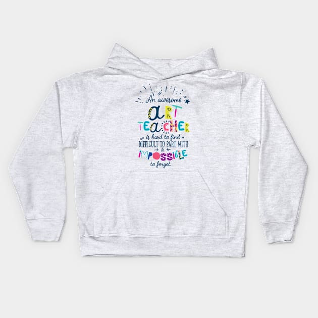 An Awesome Art Teacher Gift Idea - Impossible to forget Kids Hoodie by BetterManufaktur